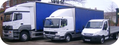 We run our own fleet of vehicles.