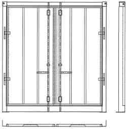 Container Door End Conversion Kit