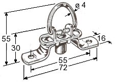 Folding locking ring