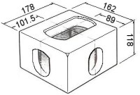 Standard ISO Casting Drawing - Top Right Hand Container Castings