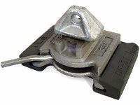 45 Degree Longitudinal Dovetail Twistlock with Dovetail Foundation Socket
