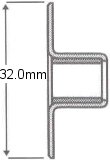 Avdel Avtainer Shell Assembly 32mm diameter with locking slug