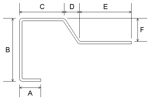 Standard shape 18 headers highlighting dimensions