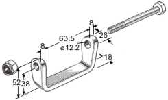 Weld on bracket