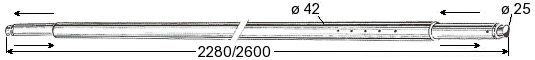 Adjustable shoring pole