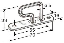 Offset lashing ring