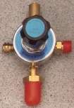 1 stage / indicator gas bottle regulator.