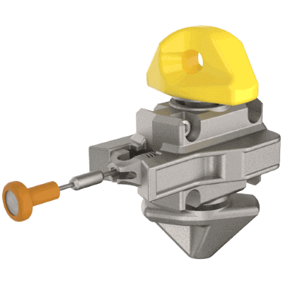 Semi-Automatic Intermediate Twistlocks for Stacking Containers