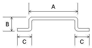 Shape 24 fork lift pocket (FLP) highlighting dimensions